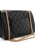 Aged Calfskin Quilted 2.55 Reissue 226 Flap Black