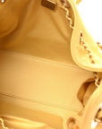 Suede Quilted Mini CHNL 25 Handbag Yellow