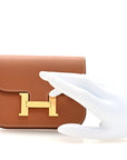 Evercolor Constance Slim Wallet Gold