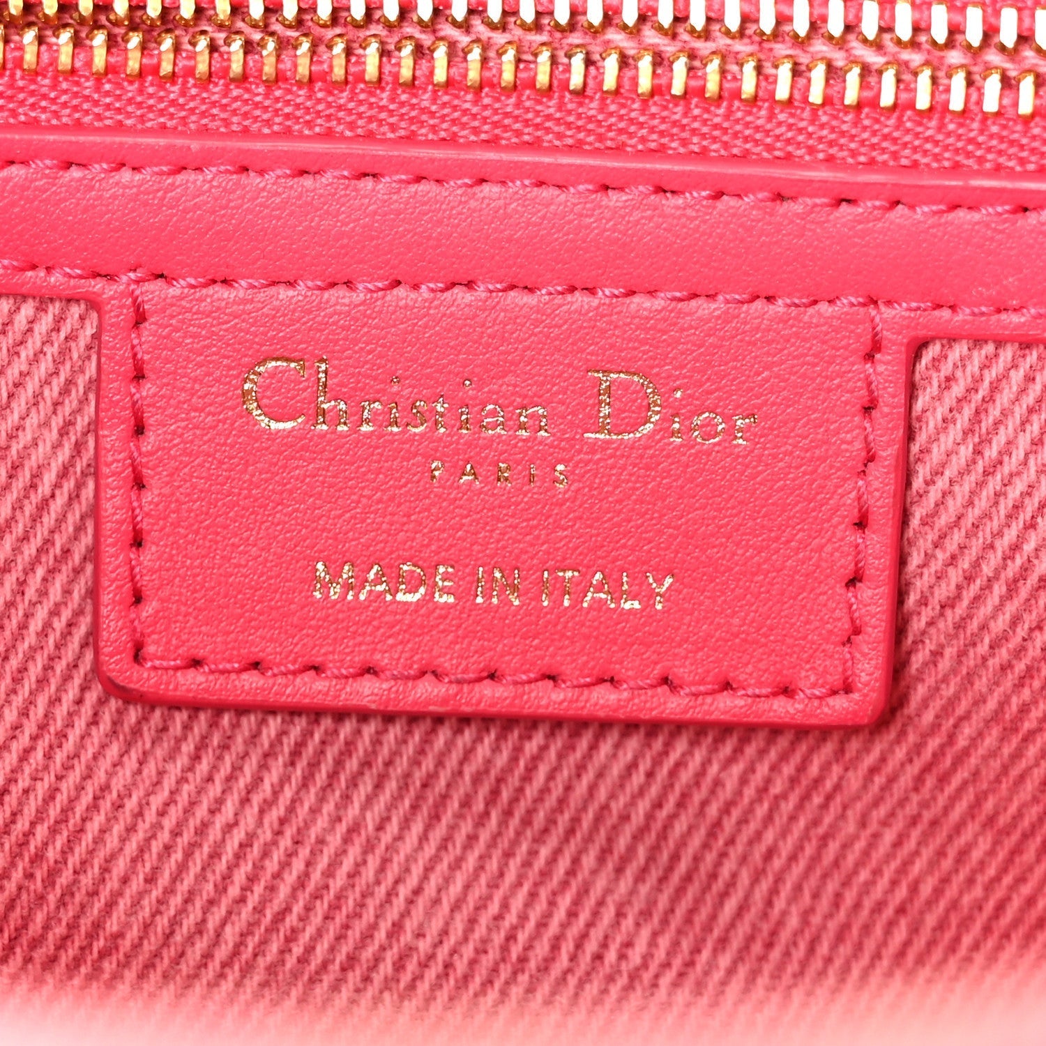 Denim Macrocannage Medium Caro Bag Fuchsia Multicolor