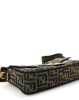 Fabric Jacquard FF 1974 Medium Baguette Tobacco Moro Black