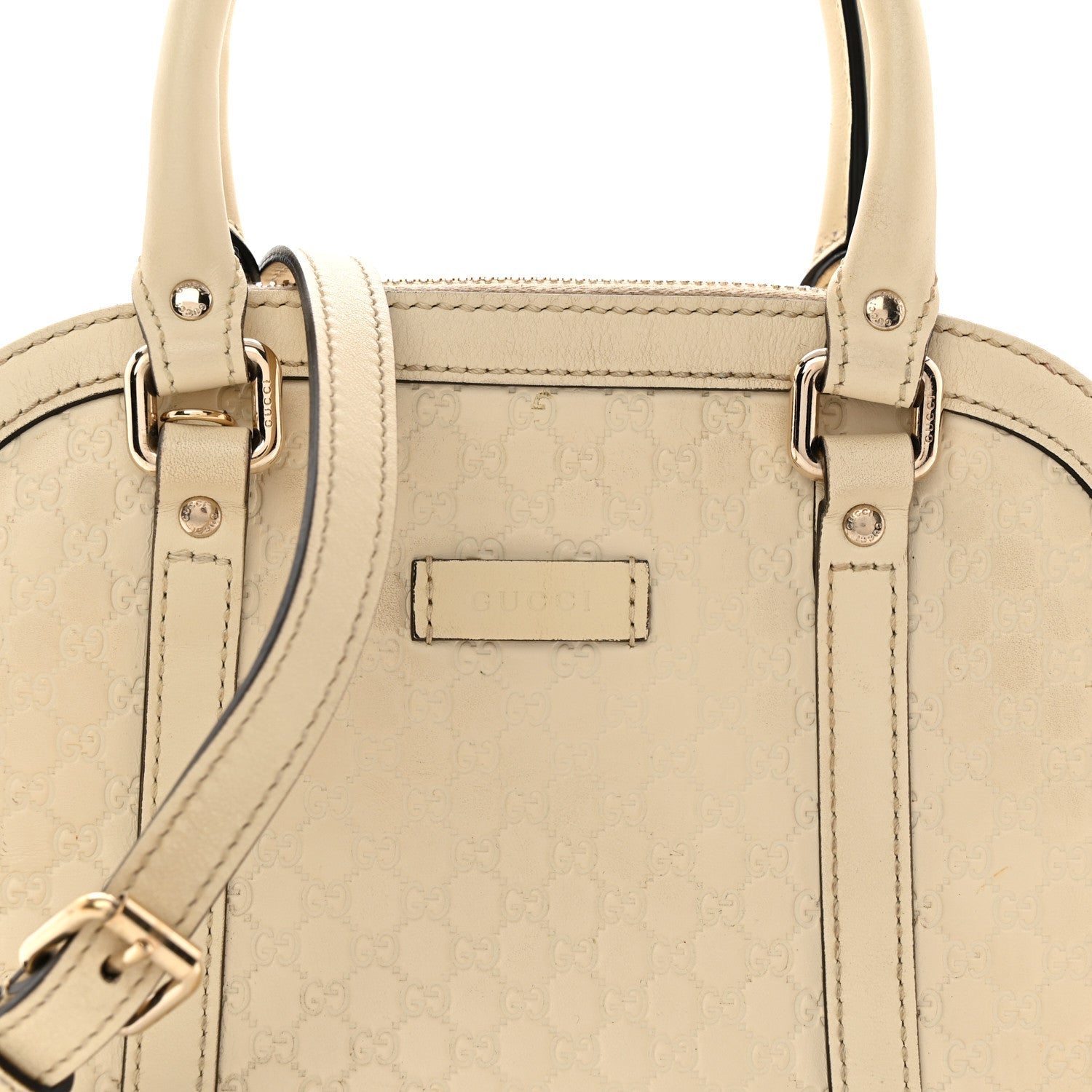 Soft MicroGCCIssima Mini Dome Bag Ivoire