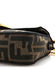 Fabric Jacquard FF 1974 Mini Baguette Tobacco Moro Black