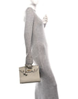 Ostrich Birkin Sellier 25 Gris Perle