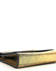 Metallic Calfskin Small Classic Monogram Kate Tassel Satchel Gold