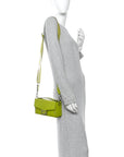 Vitello King FF Lines Embossed Baguette Soft Trunk Wasabi