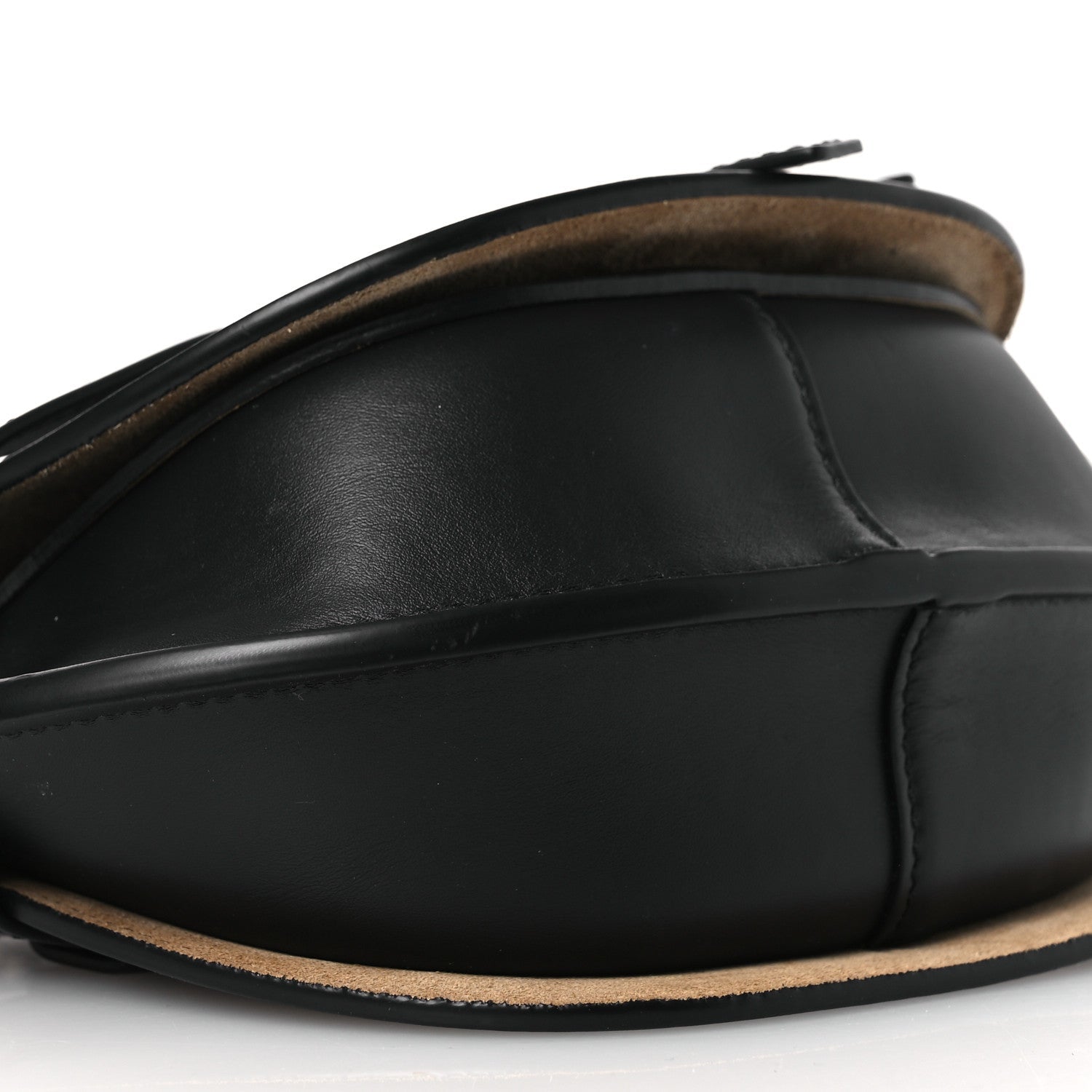 Calfskin Jacquard Mini Gate Dual Bag Black