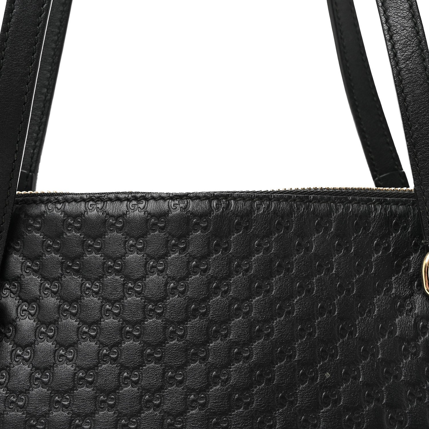 Soft MicroGCCIssima Medium Bree Shoulder Bag Black