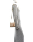 Grain De Poudre Medium Monogram Kate Satchel Nude Powder