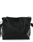 Nappa Medium Flamenco Knot Bag Black