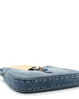 Denim Small Jackie Shoulder Bag Blue Denim