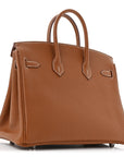 Togo Birkin 25 Gold