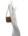Box Calfskin Medium Classic Box Flap Bag  Camel