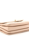 Lambskin Quilted Small Trendy Spirit Top Handle Bag Beige