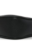Pebbled Calfskin Small Soho Disco Bag Black