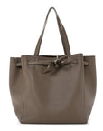 Soft Grained Calfskin Small Belt Cabas Phantom Taupe