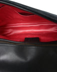 Velvet Matelasse Medium GG Marmont Shoulder Bag Black