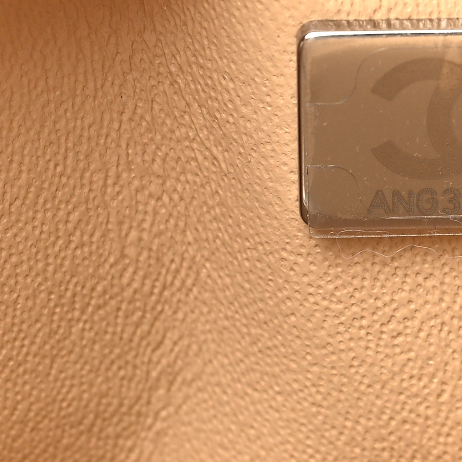 Caviar Quilted Small Double Flap Beige