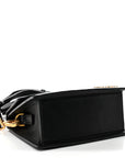 Smooth Calfskin Le Chiquito Noeud Black