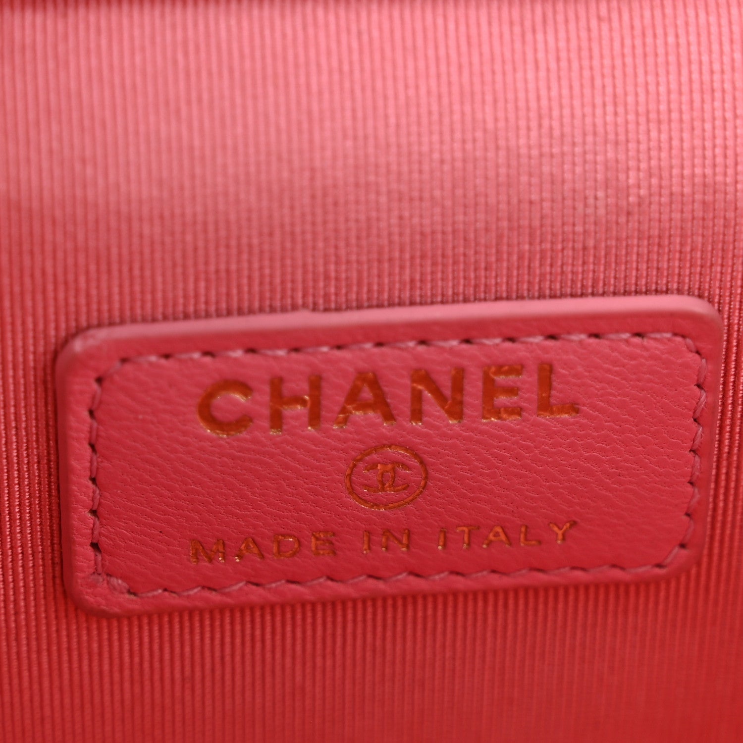 Lambskin Quilted Trendy Mini Vanity Case With Chain Pale Pink