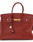Togo Verso Birkin 35 Brique Ebene