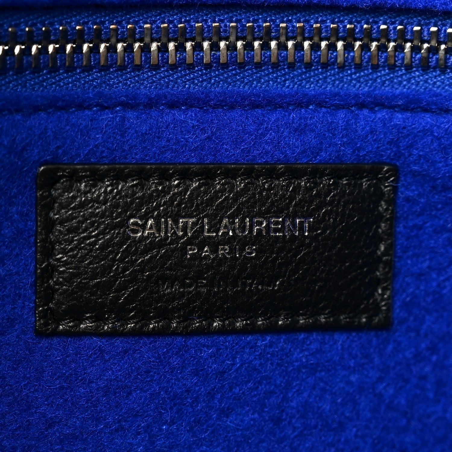 Wool Rive Gauche Tote Blue