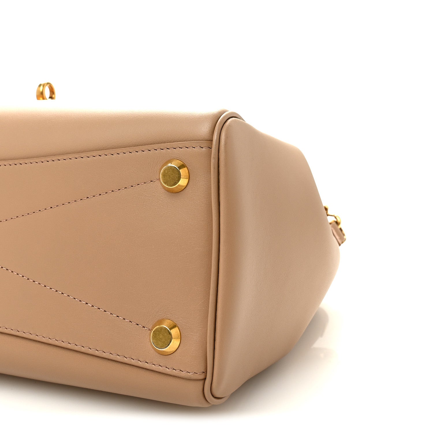 Smooth Calfskin Small Bel Air Carry All Bag Latte