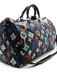 Monogram Eclipse LV Graffiti Keepall Bandouliere 50 Multicolor