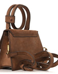 Suede Le Chiquito Noeud Brown