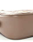 Calfskin Matelasse Small GG Marmont Chain Shoulder Bag Porcelain Rose