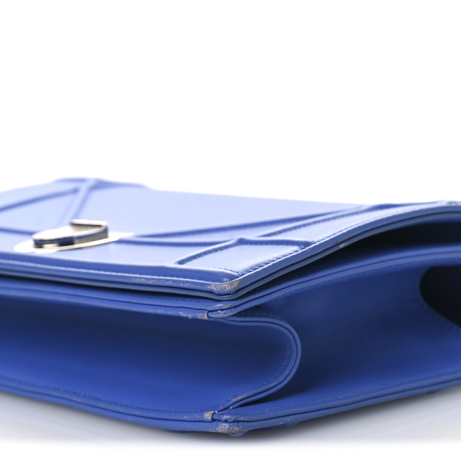 Smooth Calfskin Medium D1ORama Flap Bag Blue
