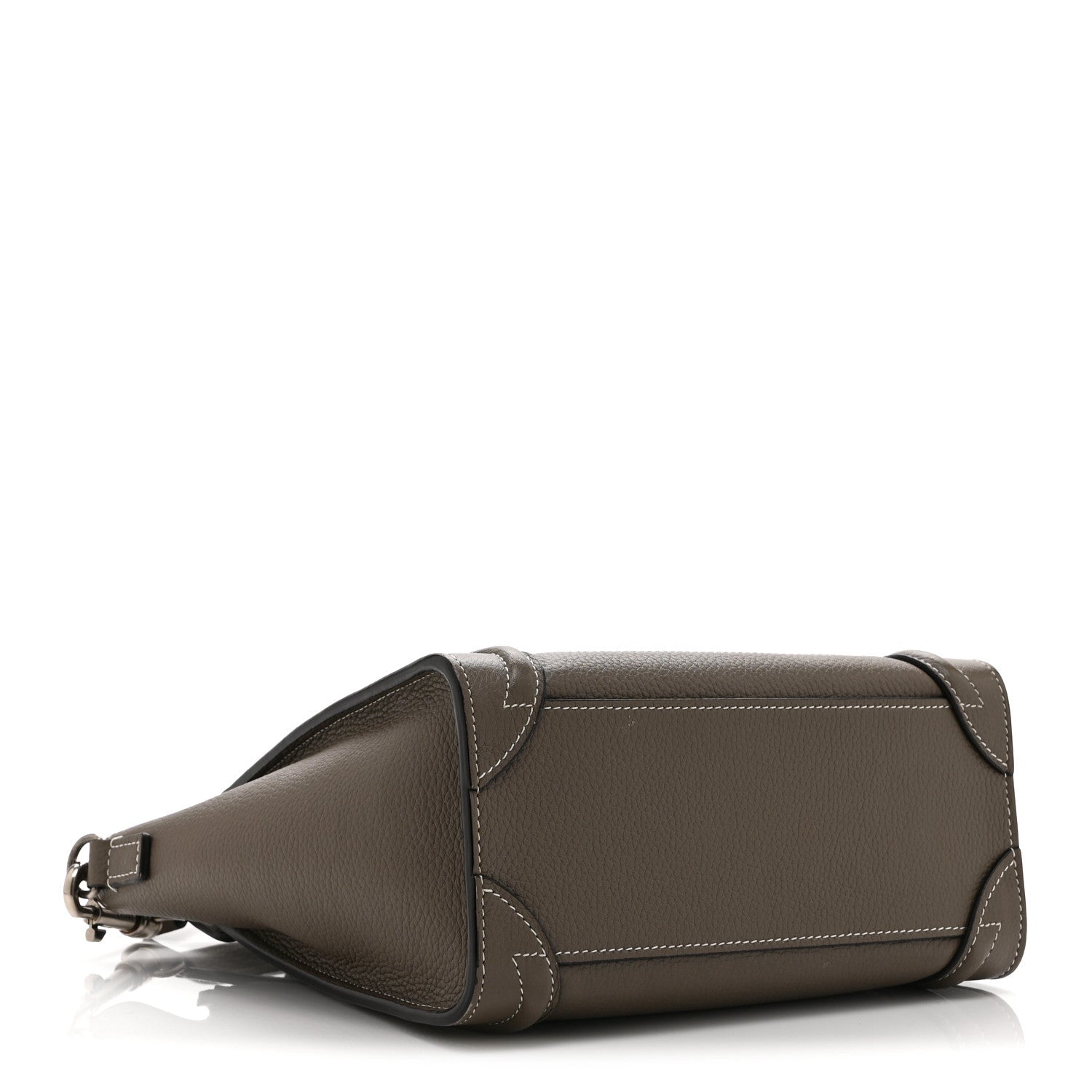 Drummed Calfskin Nano Luggage Souris