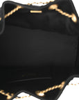 Suede Quilted Small CHNL 25 Handbag Black