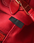 Nappa Matelasse Regular Arcadie Top Handle Bag Rosso