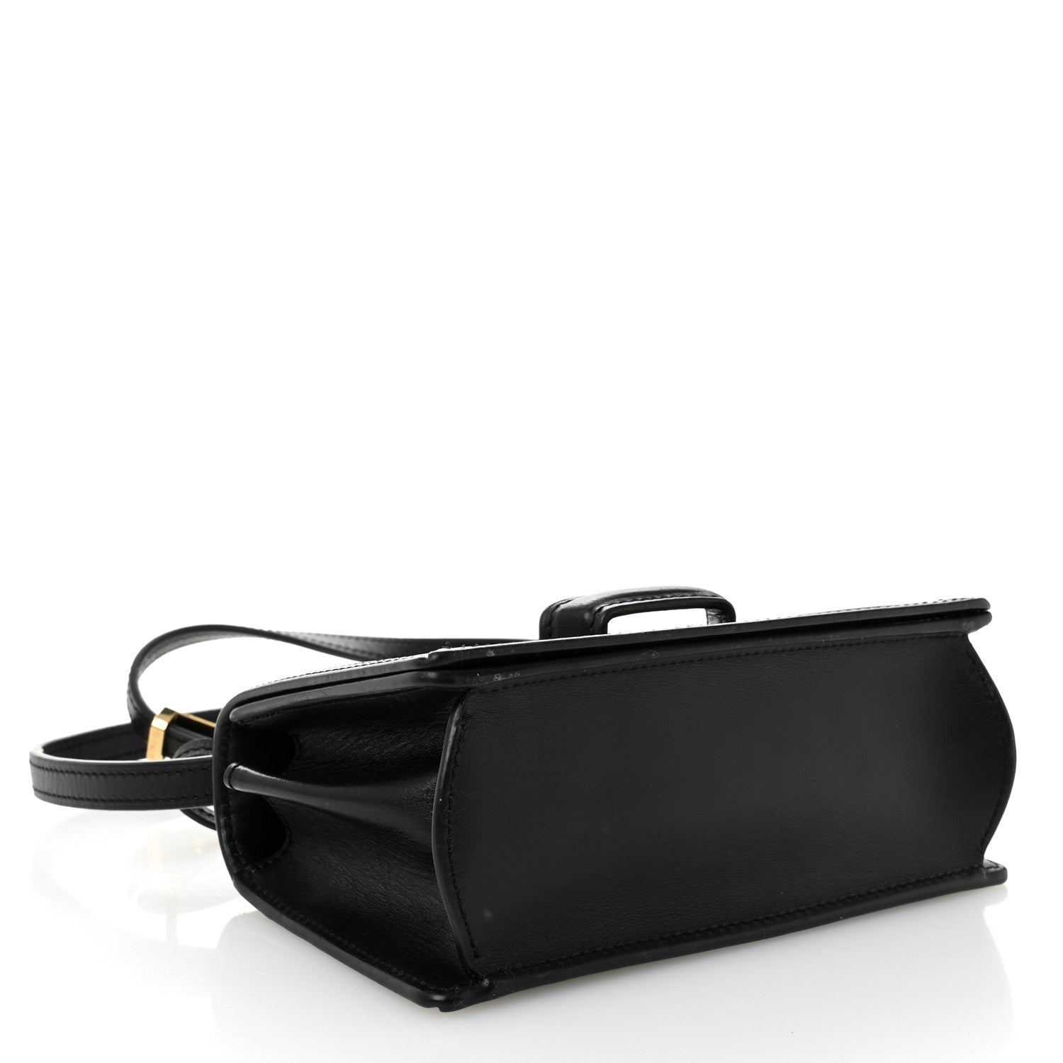 Calfskin Small Barcelona Shoulder Bag Black