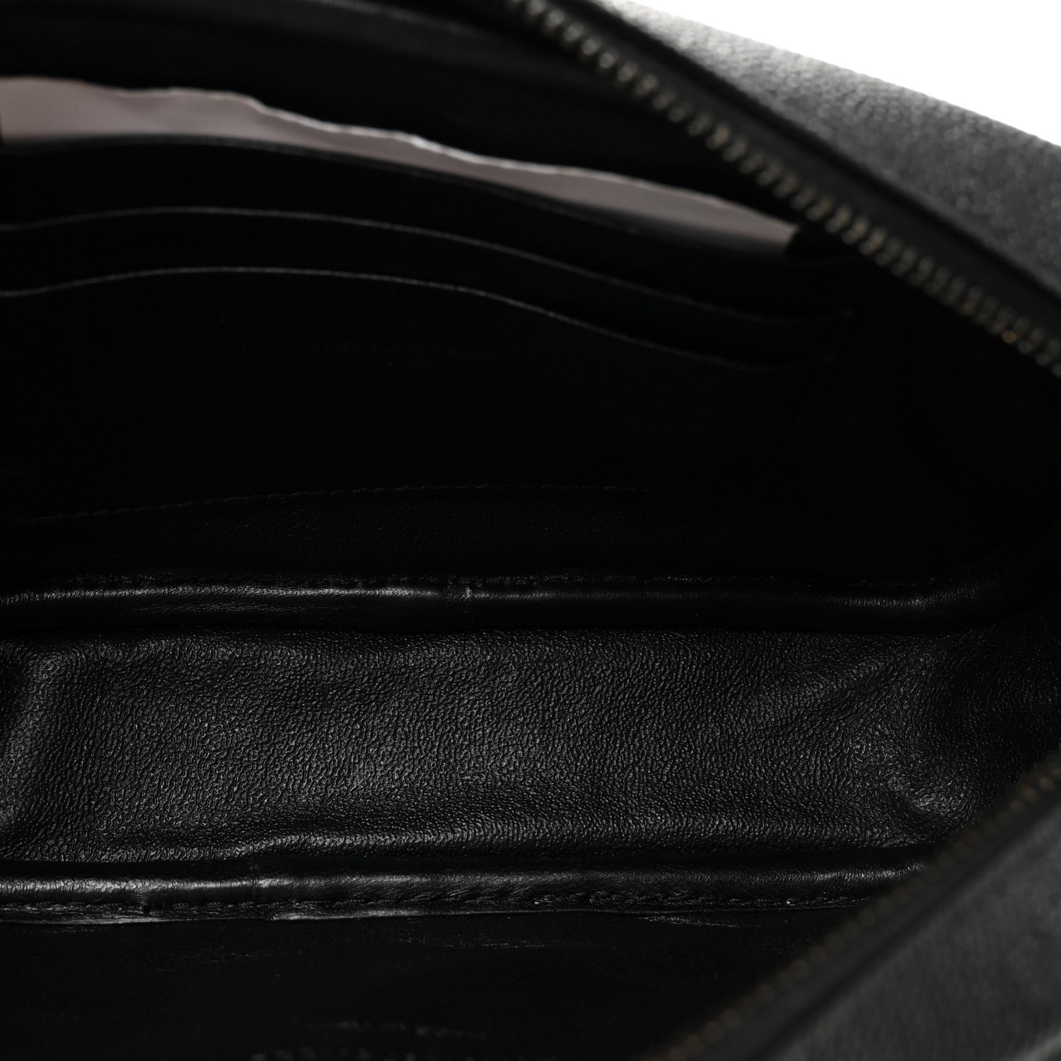 Grain De Poudre Matelasse Monochrome Monogram Mini Lou Camera Bag Black