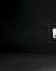 Lambskin Quilted Mini Square Flap Black