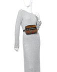 Suede Small Ophidia Belt Bag 85 34 Brown