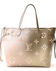 Monogram Giant Spring In The City Neverfull MM Sunset Kaki