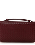 Nappa Intrecciato Travel Organizer Wallet Red