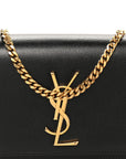 Grain De Poudre Small Monogram Kate Satchel Black
