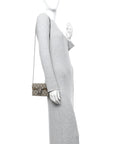 GG Supreme Monogram Super Mini Dionysus Shoulder Bag Taupe