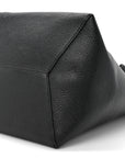 Grained Calfskin Medium The Sack Bag Black