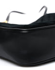 Suede Calfskin Monogram Lou Camera Bag Black