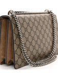 GG Supreme Monogram Small Dionysus Shoulder Bag Taupe