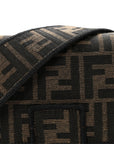 Fabric Jacquard FF 1974 Medium Baguette Tobacco Moro Black