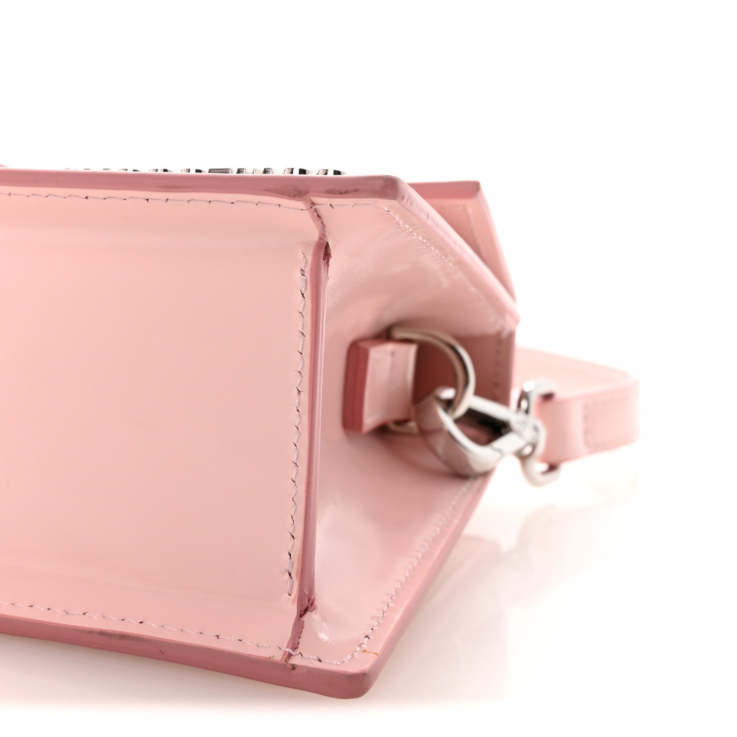 Glazed Calfskin Le Grand Bambino Pale Pink