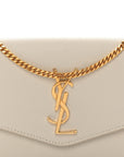 Grain De Poudre Monogram Uptown Chain Wallet Crema Soft
