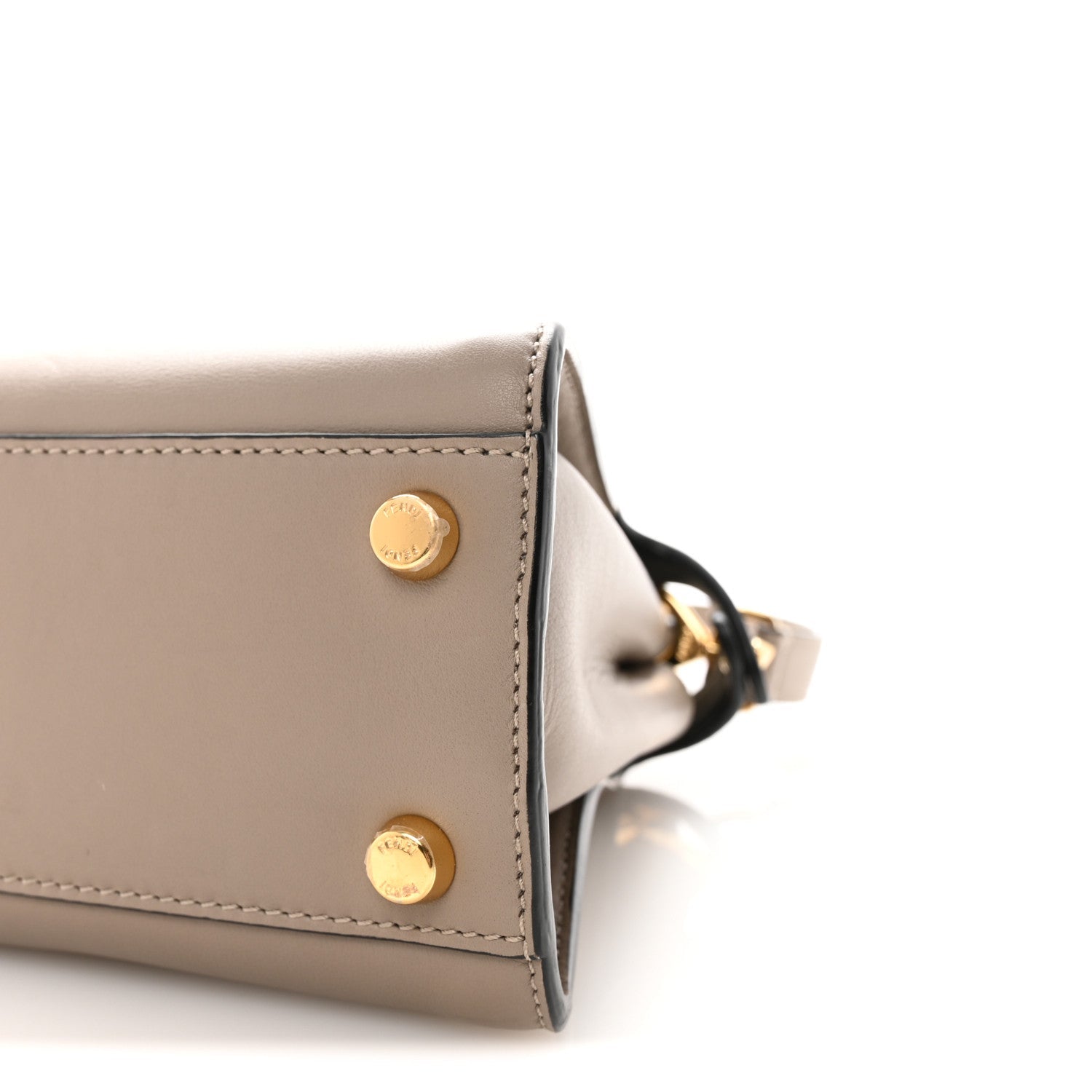 Vitello Tahiti Burro Medium Peekaboo Iconic Essentially Satchel Tortora Black