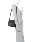 Calfskin Medium TB Bag Coffee